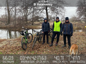 01.12.2024: Первая зимняя велопрогулка